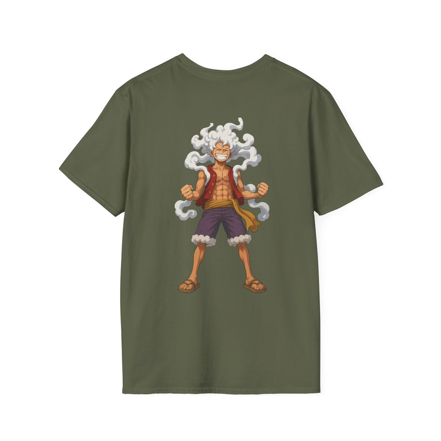 Monkey D. Luffy in his Gear 5 “The Sun God Awakens.”