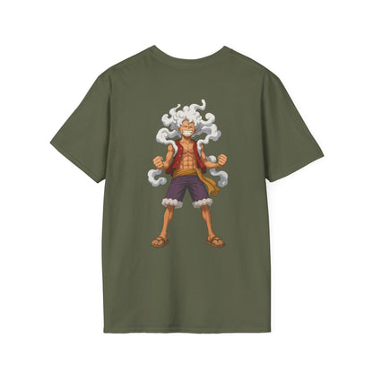 Monkey D. Luffy in his Gear 5 “The Sun God Awakens.”