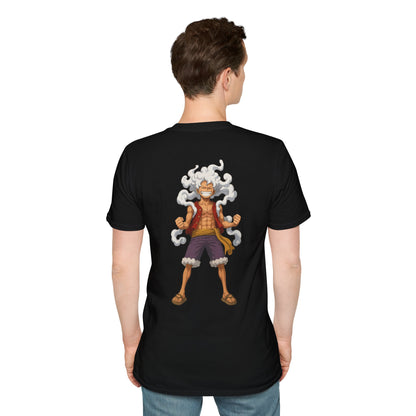 Monkey D. Luffy in his Gear 5 “The Sun God Awakens.”