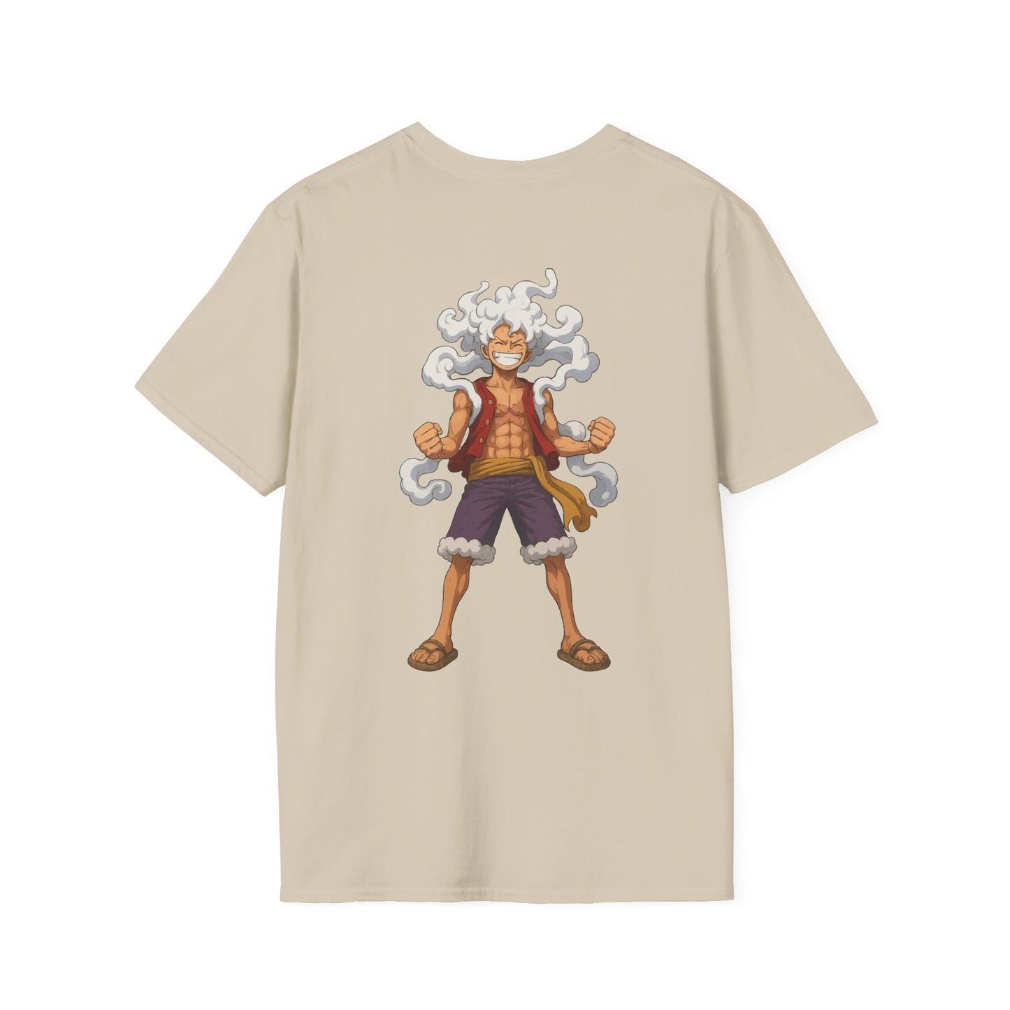 Monkey D. Luffy in his Gear 5 “The Sun God Awakens.”