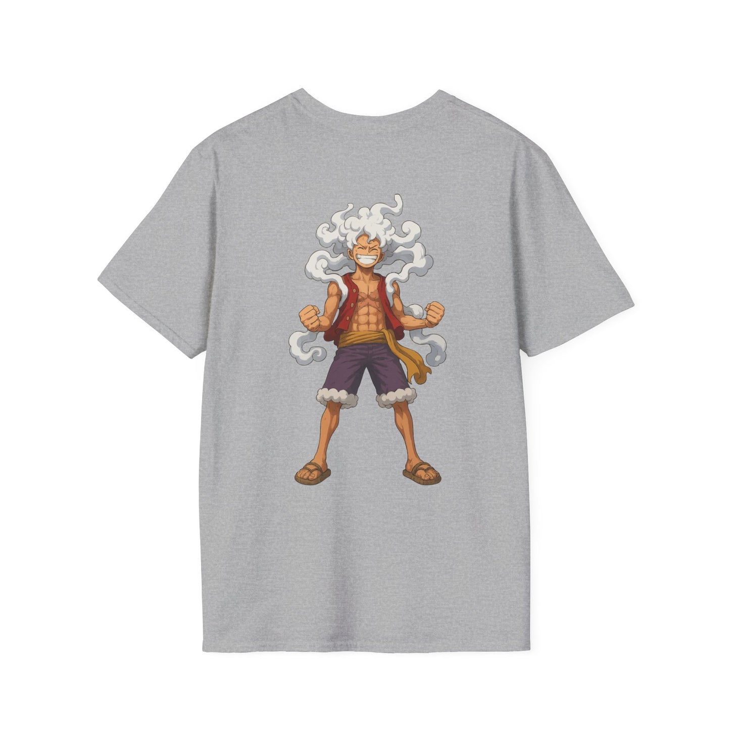 Monkey D. Luffy in his Gear 5 “The Sun God Awakens.”