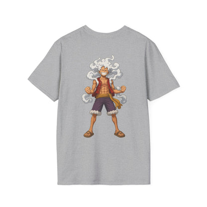 Monkey D. Luffy in his Gear 5 “The Sun God Awakens.”