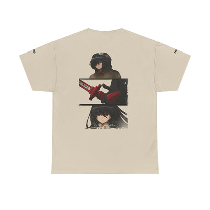 Anime-Inspired Graphic Tee, NVRB Design, Unisex Cotton Shirt, Casual Wear, Gift for Fans, Streetwear, Everyday Style