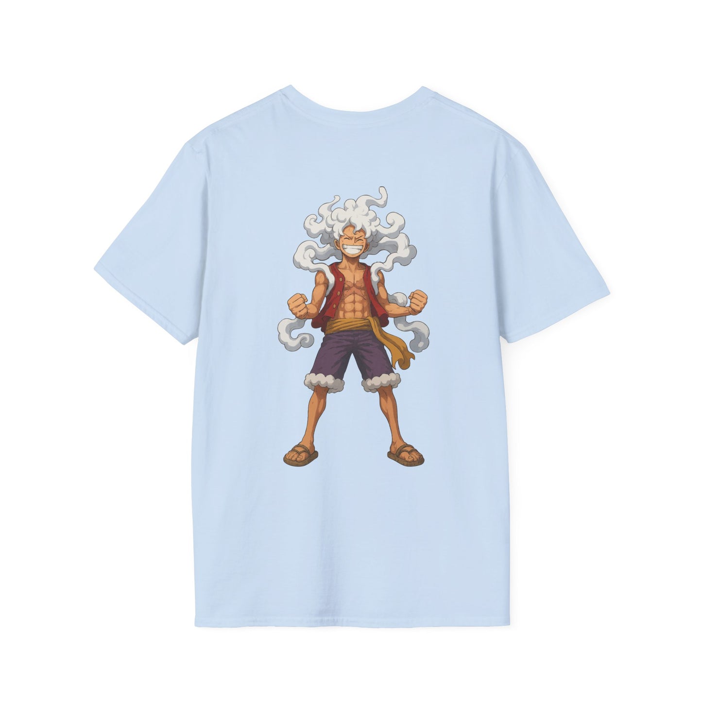 Monkey D. Luffy in his Gear 5 “The Sun God Awakens.”