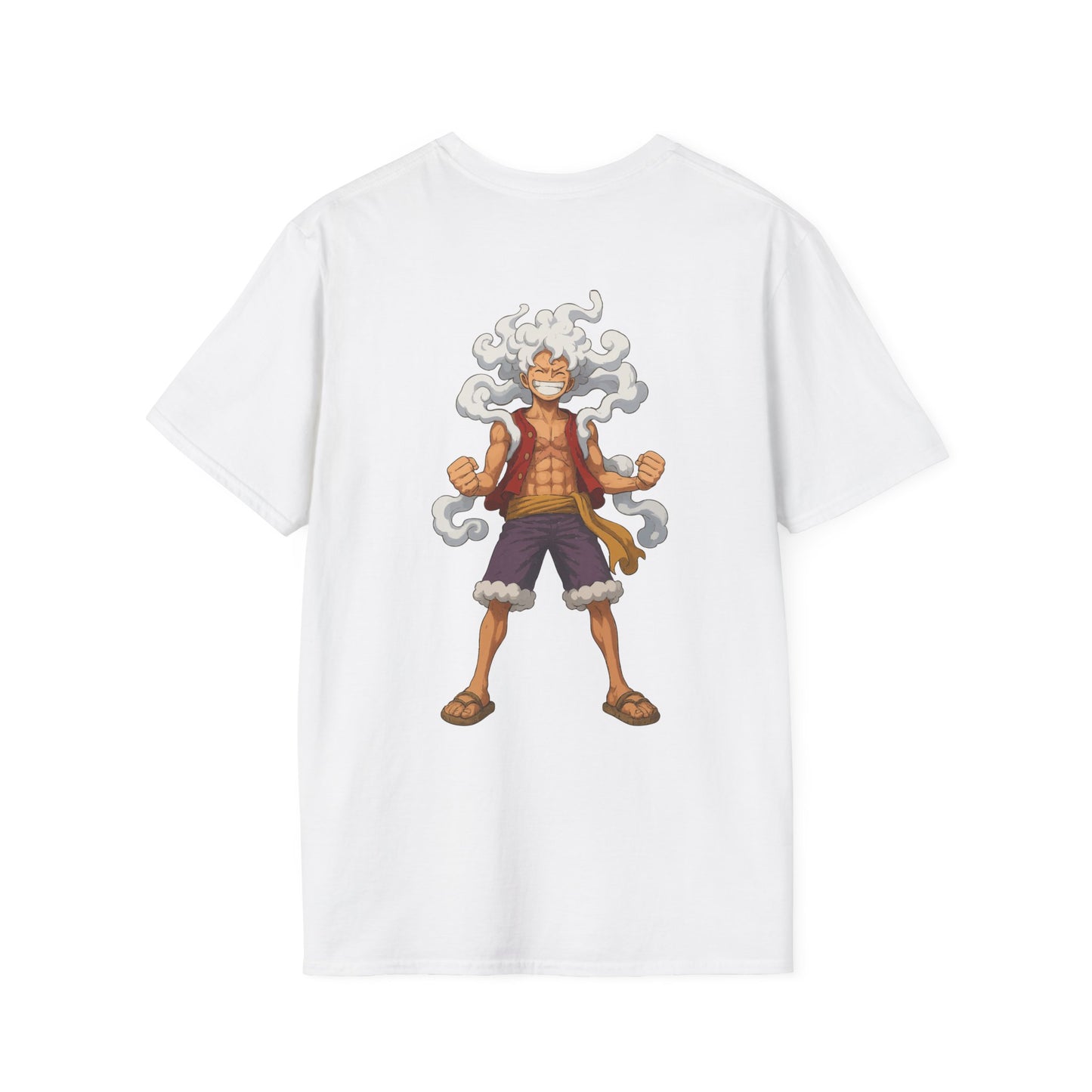 Monkey D. Luffy in his Gear 5 “The Sun God Awakens.”