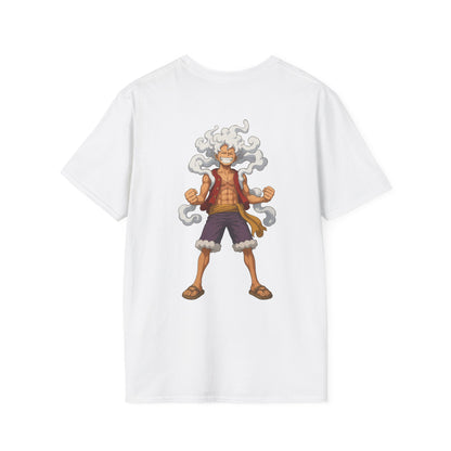 Monkey D. Luffy in his Gear 5 “The Sun God Awakens.”